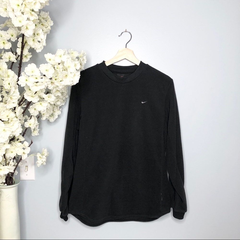 Rare Y2K Nike Mini Swoosh Fleece Crewneck